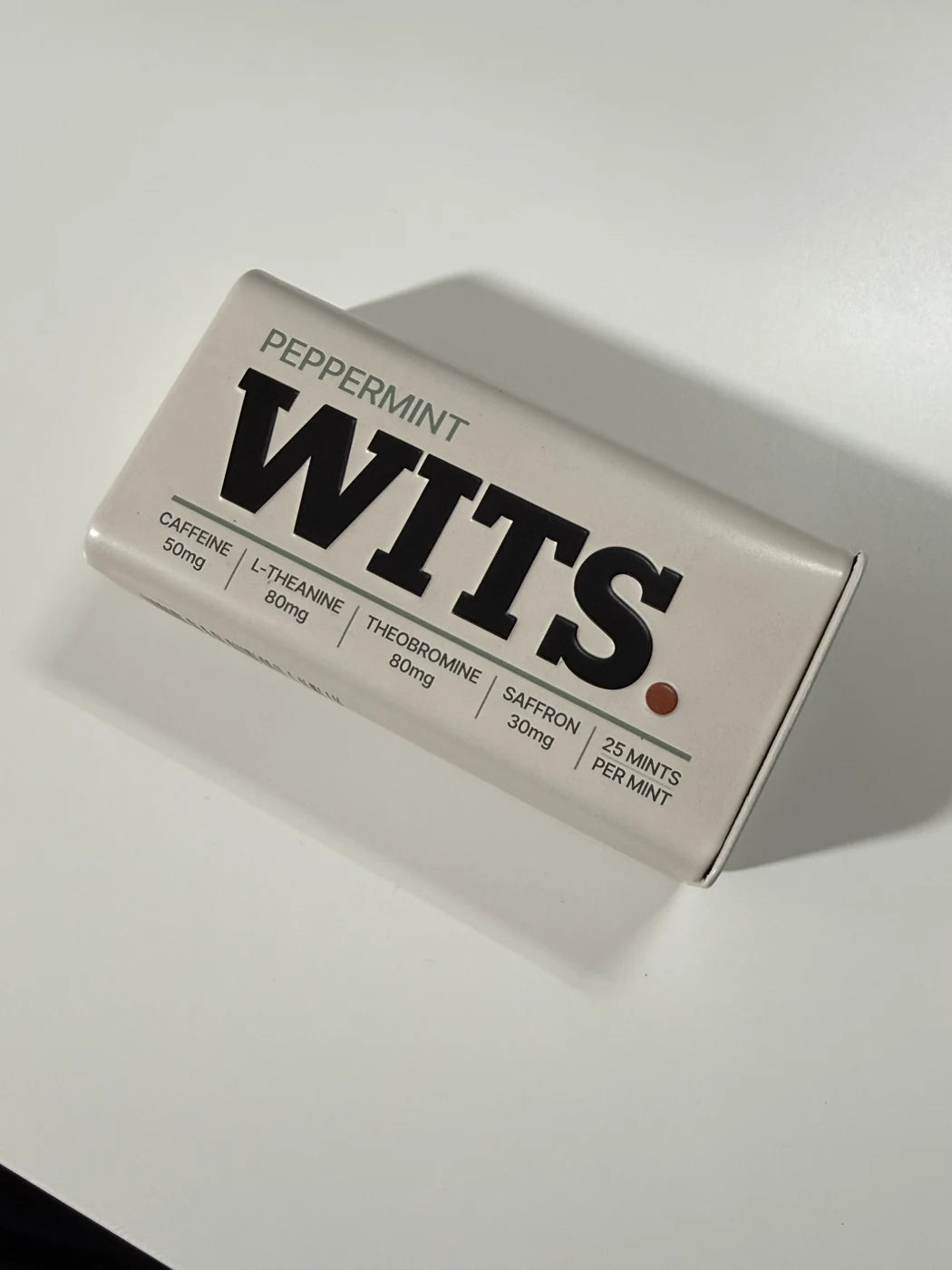 Actual WITS label and ingredient amounts
