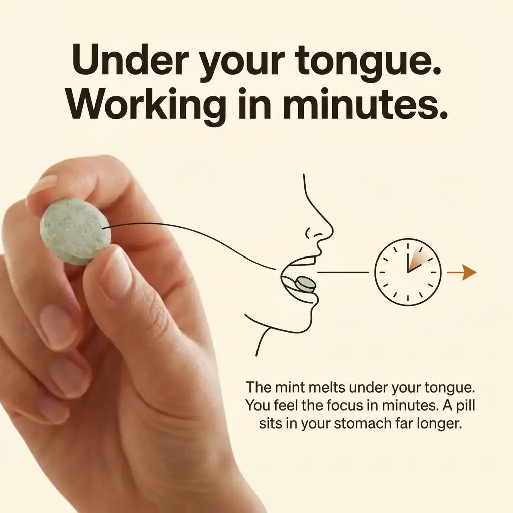 Under the tongue for speed