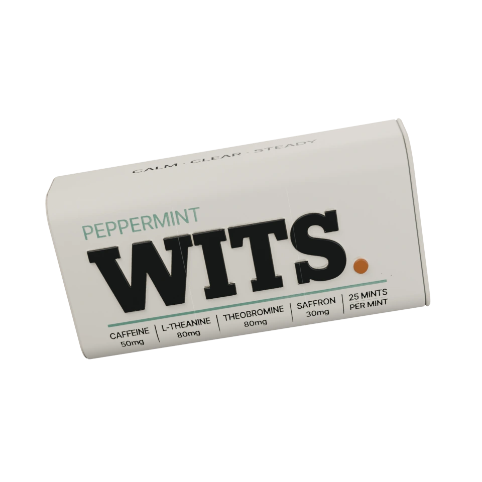 WITS peppermint focus mint tin